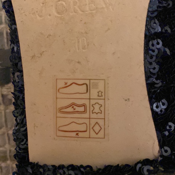 ❤️🎁Exquisite J. CREW Sequin Flats 🎈 Mint condition - Picture 5 of 6